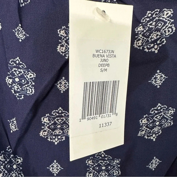 Eberjey Buena Vista Juno Sleeveless Navy Romper Size Small/ Medium NWT - Picture 7 of 9